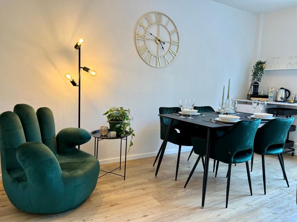 Design Apartment Mit Balkon - Kueche - Netflix เอสเซน ภายนอก รูปภาพ